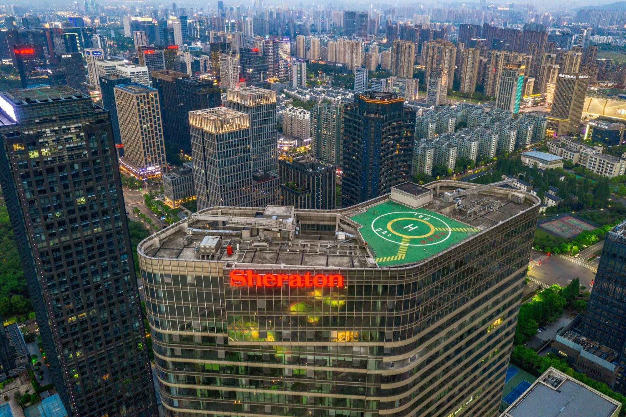 Sheraton Grand Hangzhou Binjiang Hotel Buitenkant foto